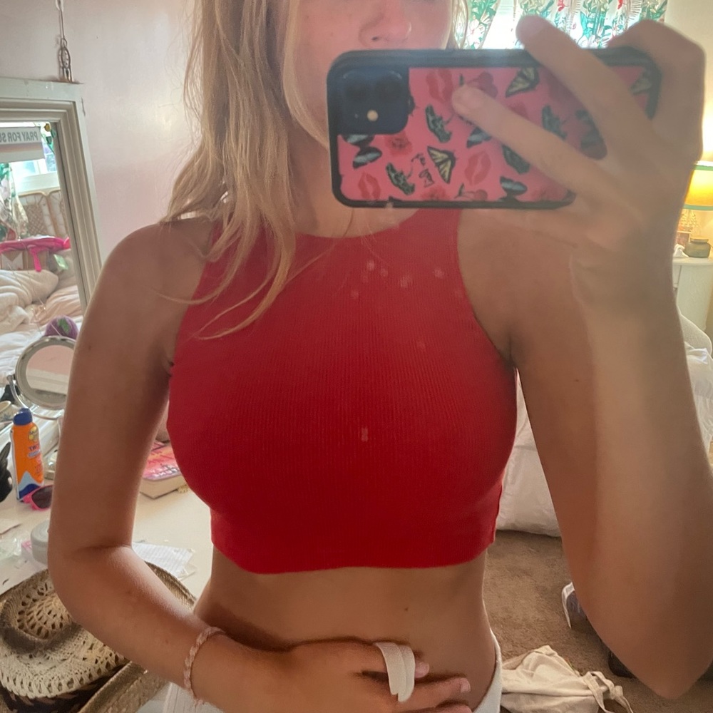 Red brandy Melville tank